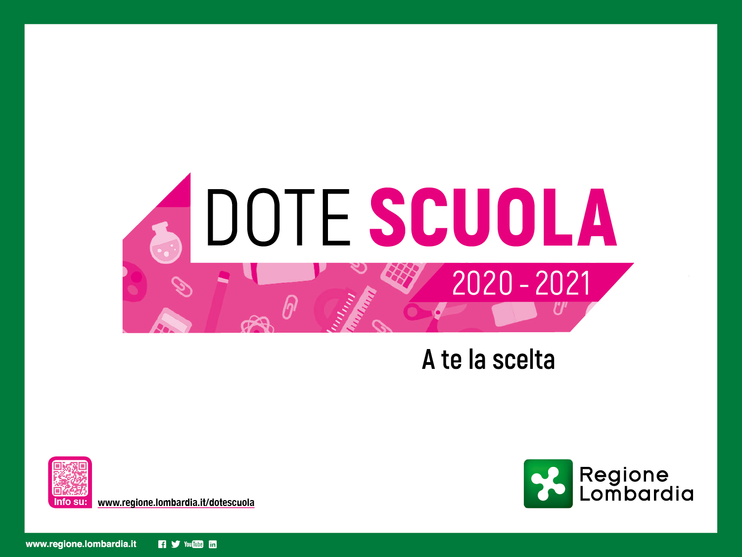 Bando Dote Scuola 2020/21
