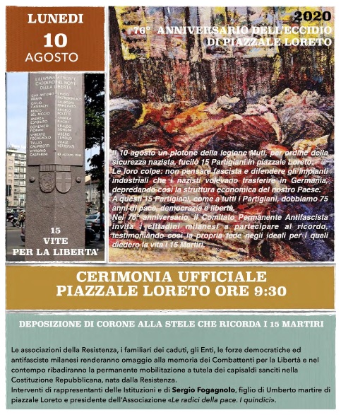 Lunedì 10 Agosto – Cesate ricorda i Martiri di Piazzale Loreto