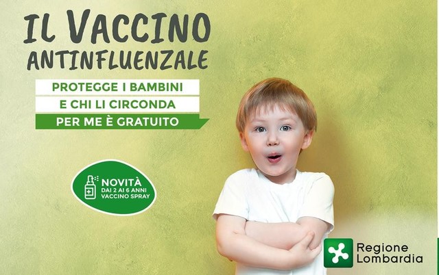 Campagna Vaccinazione Antinfluenzale gratuita per i bambini