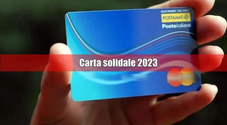 Carta Solidale Acquisti 2023