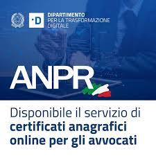Certificati anagrafici online per gli avvocati tramite portale ANPR