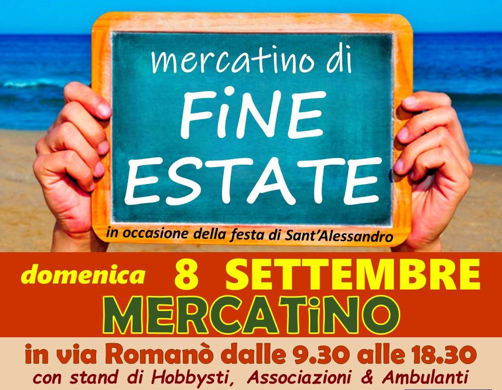 Mercatino di Fine Estate 2024