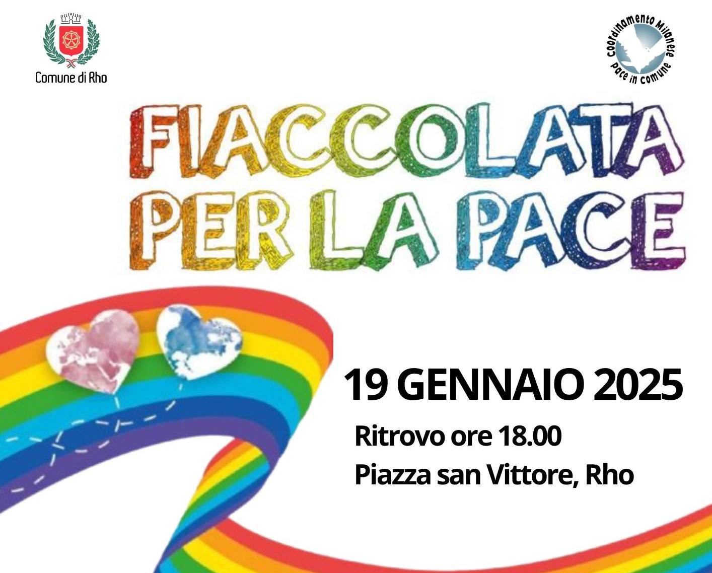 Fiaccolata per la Pace – Domenica 19 Gennaio 2025